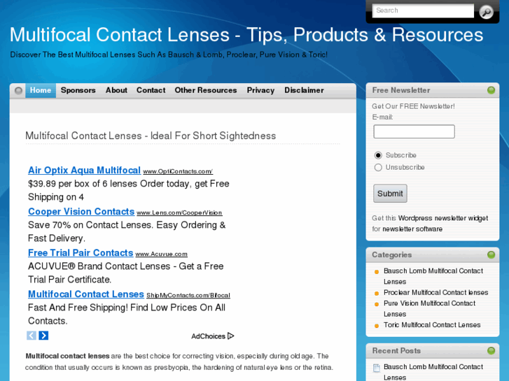 www.multifocalcontactlenses.net