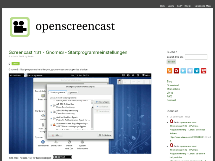 www.openscreencast.de