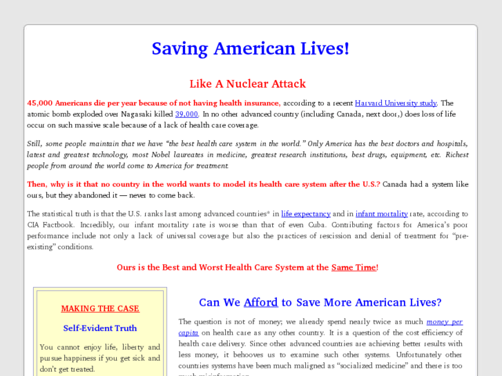 www.savingamericanlives.com