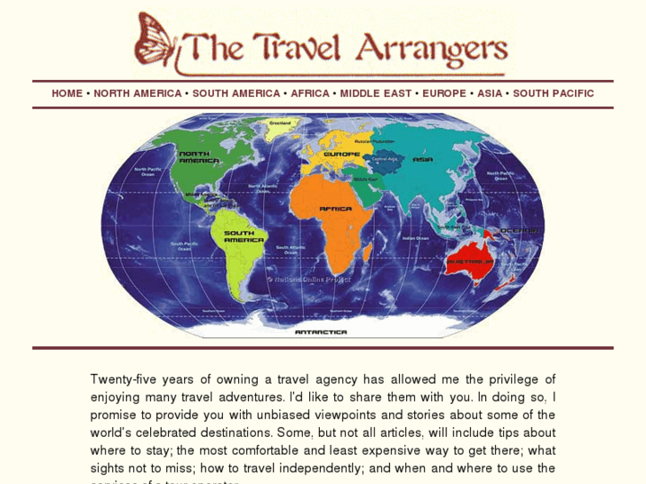 www.thetravelarrangers.com