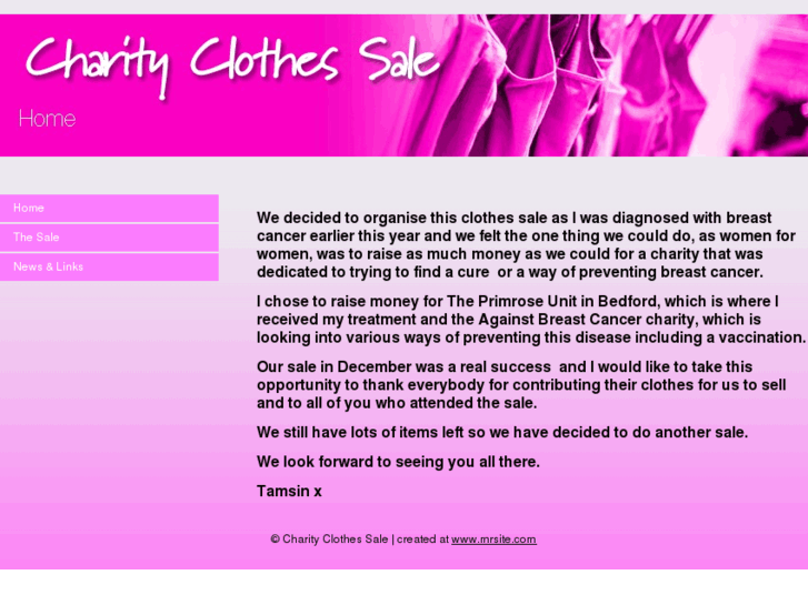 www.charityclothessale.com