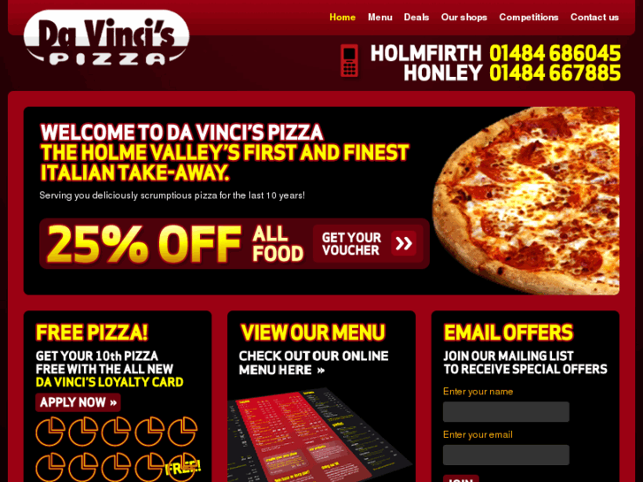 www.davincispizza.co.uk