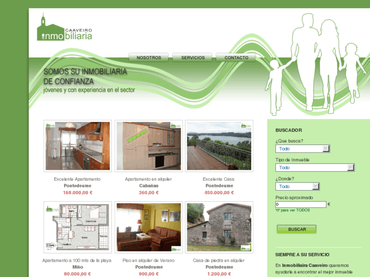 www.inmobiliariacaaveiro.com