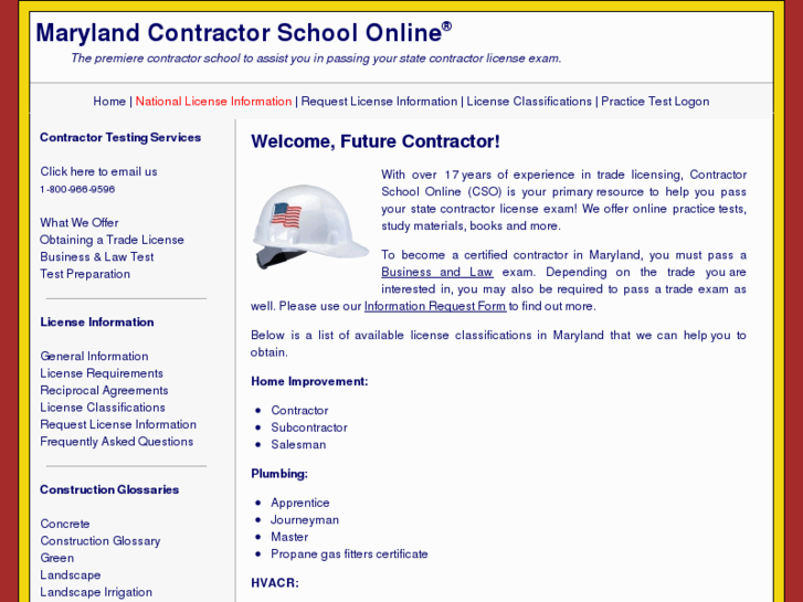 www.mdcontractorschool.com