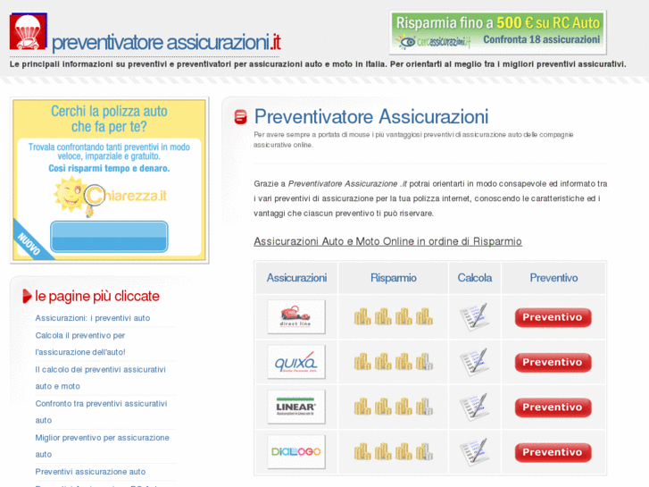 www.preventivatoreassicurazioni.it