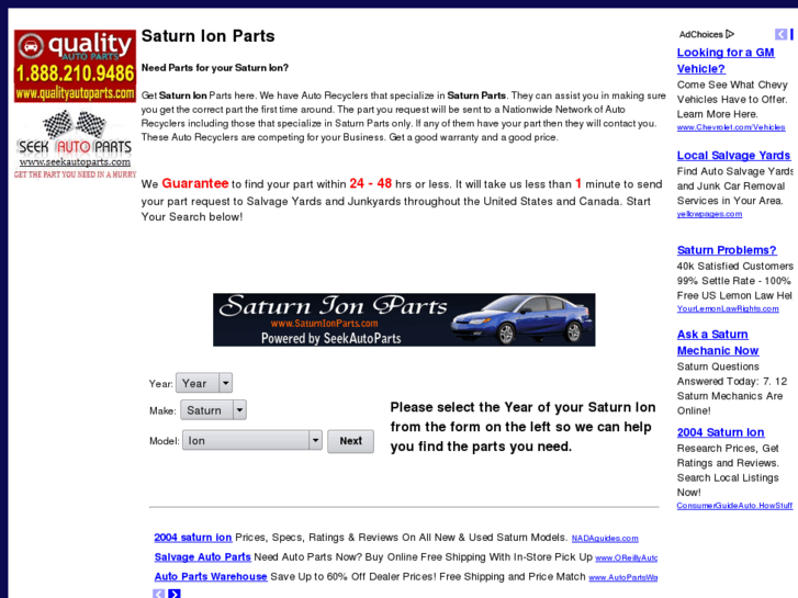 www.saturnionparts.com