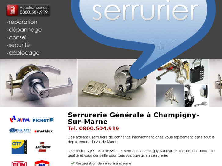 www.serrurierchampignysurmarne94500.com