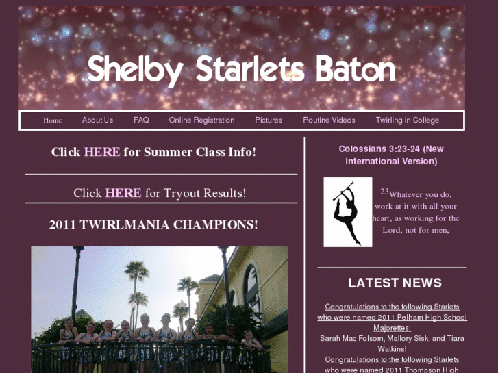 www.shelbystarletsbaton.com