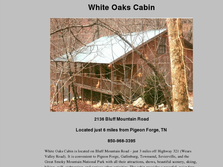 www.whiteoakscabin.com