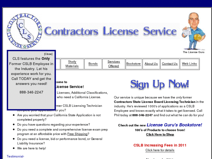 www.contractorlicenseservice.com