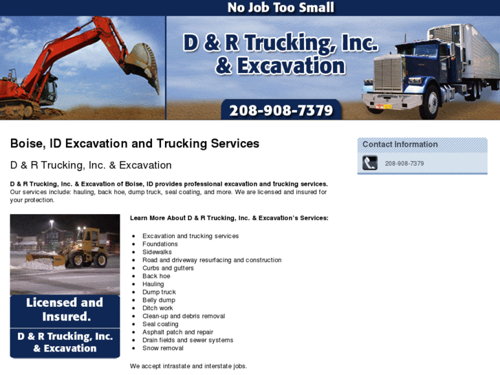 www.drtruckingandconstruction.com