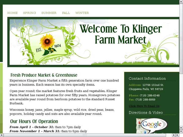 www.klingerfarmmarket.biz