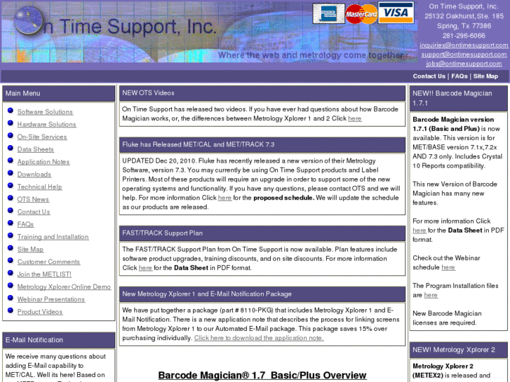 www.ontimesupport.com