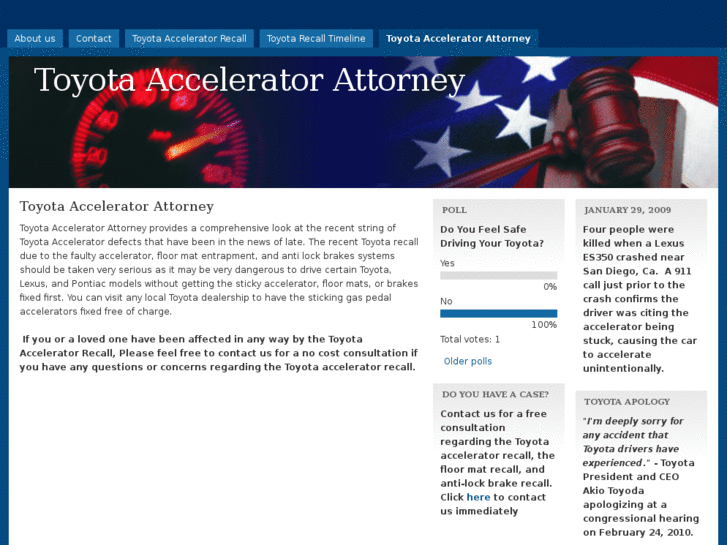 www.toyotaacceleratorattorney.com