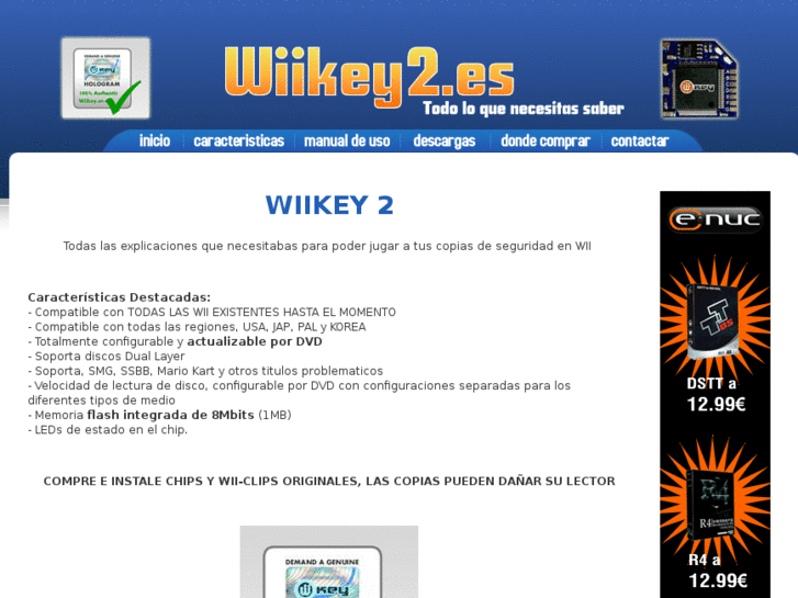 www.wiikey2.es