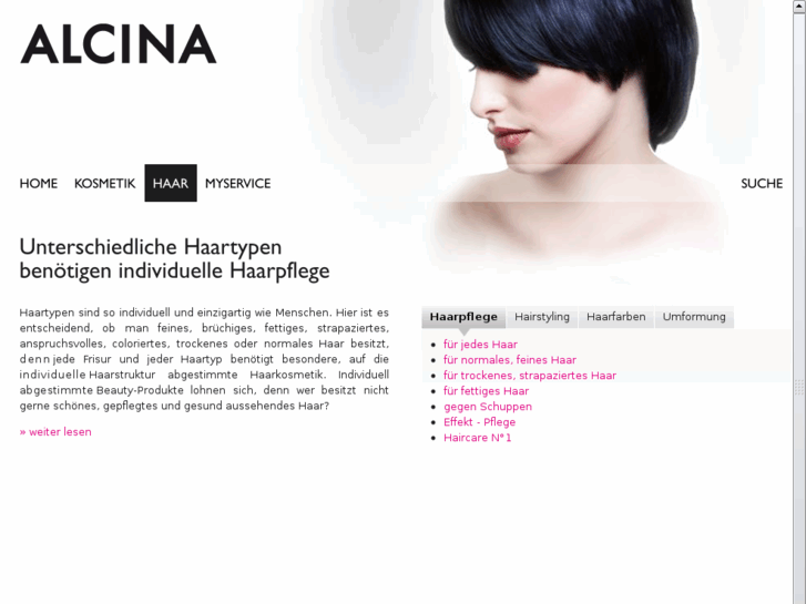 www.alcina-haircare.de