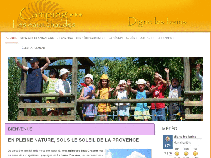 www.campingleseauxchaudes.com