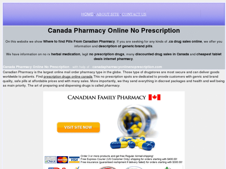 www.canadapharmacyonlinenoprescription.com