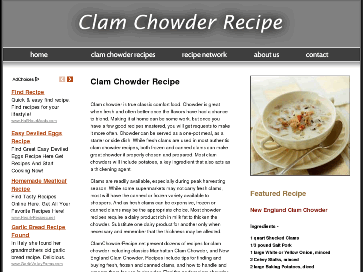 www.clamchowderrecipe.net