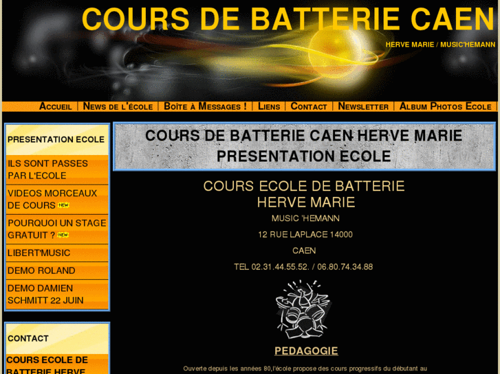 www.coursdebatterieacaen.com