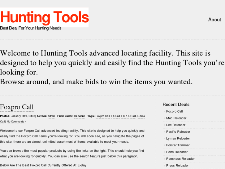 www.huntingtools.net