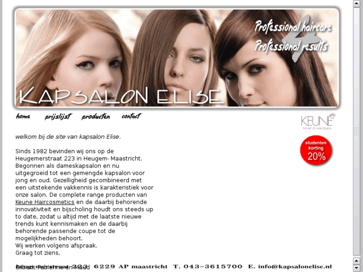 www.kapsalonelise.nl