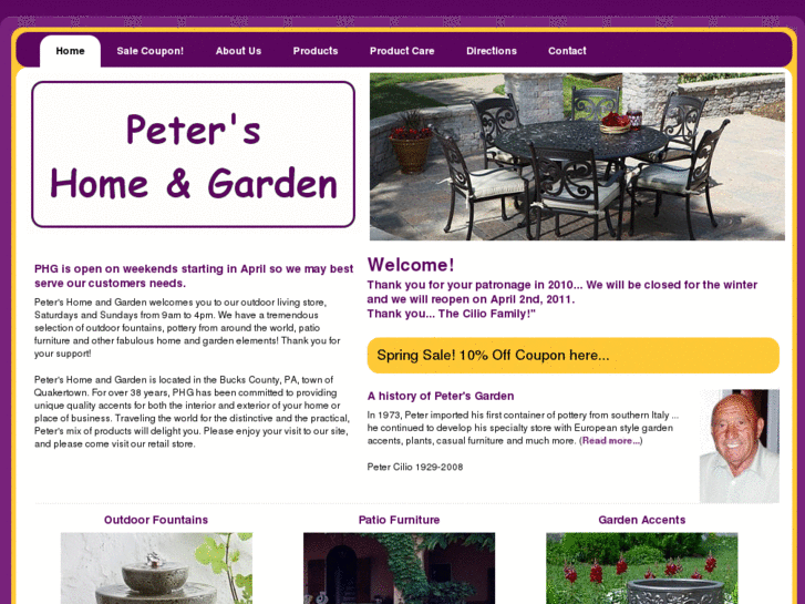 www.petershomeandgarden.com