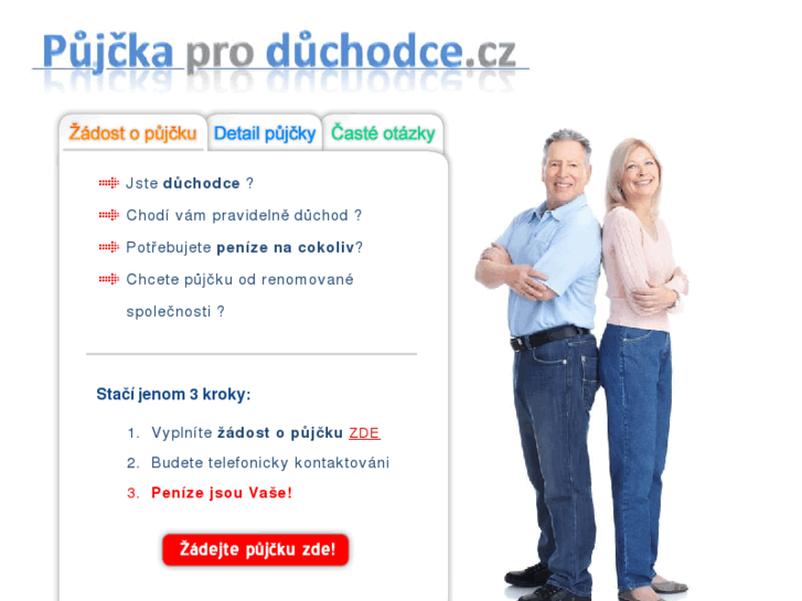 www.pujcka-pro-duchodce.cz