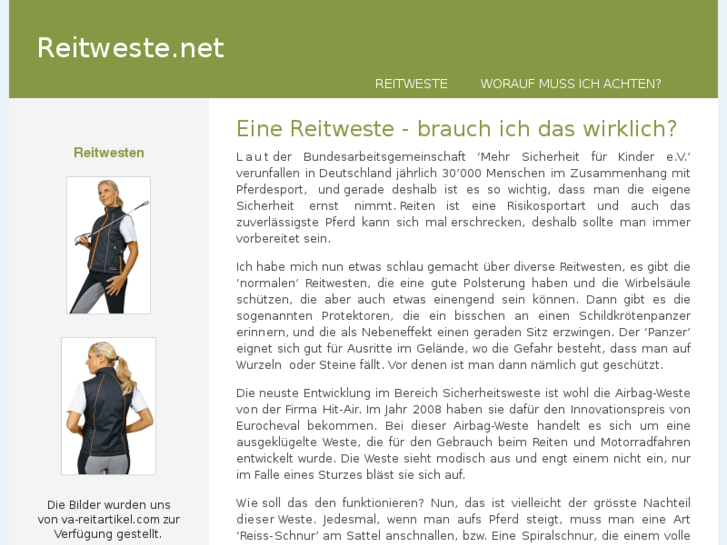 www.reitweste.net