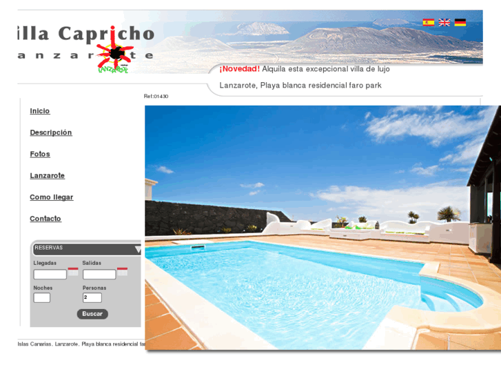 www.villacapricholanzarote.com