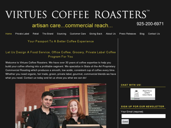 www.virtuescoffeeroasters.com