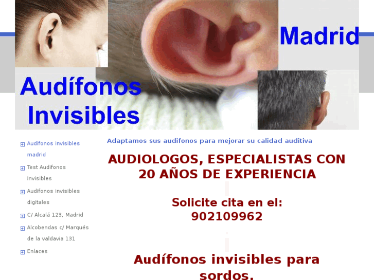 www.audifonosinvisiblesmadrid.es