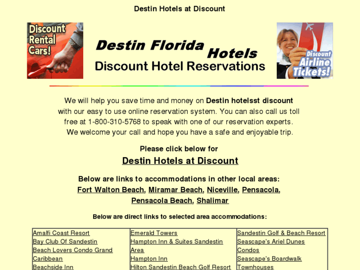 www.destinfloridahotels.net