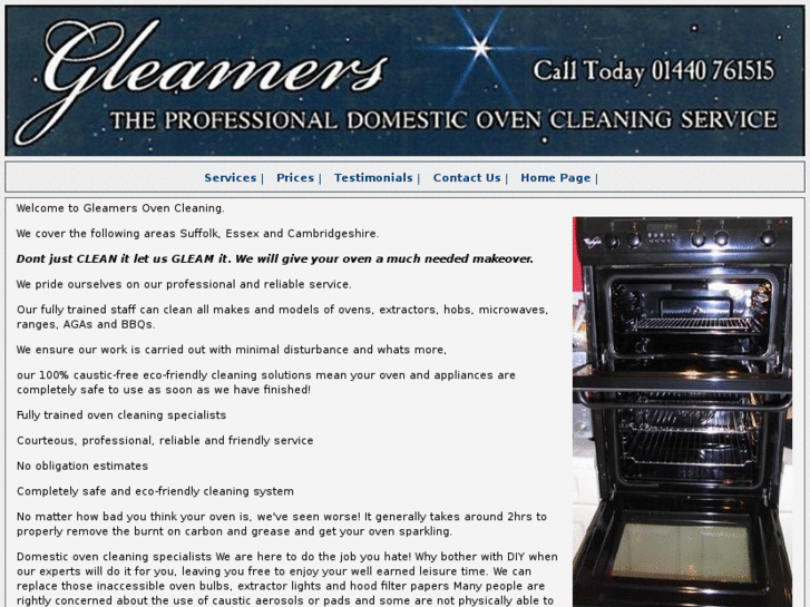 www.gleamersovencleaning.com