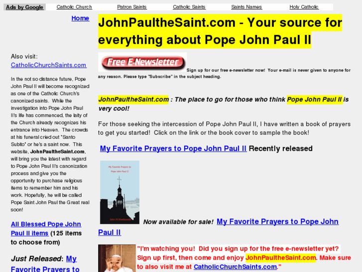 www.johnpaulthesaint.com