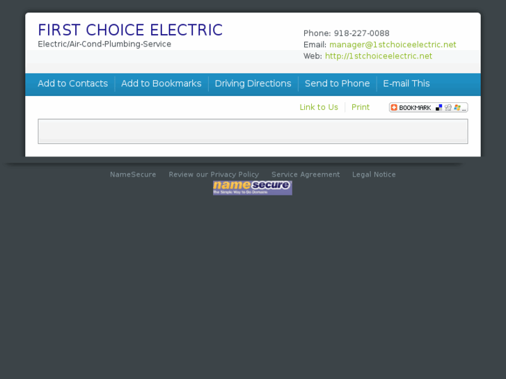 www.1stchoiceelectric.net