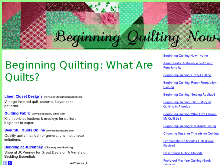 www.beginningquiltingnow.com