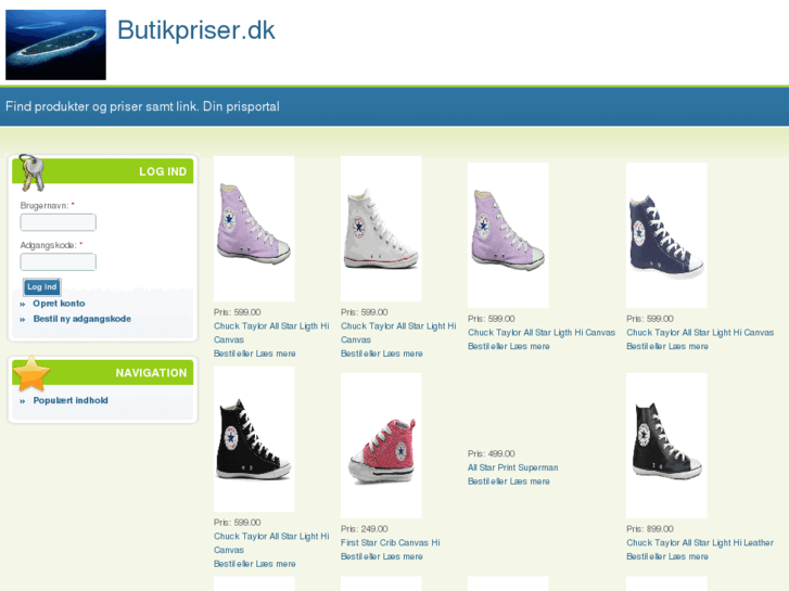 www.butikpriser.dk