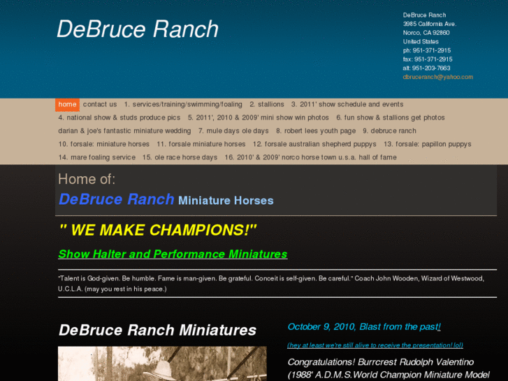 www.debruceranch.com