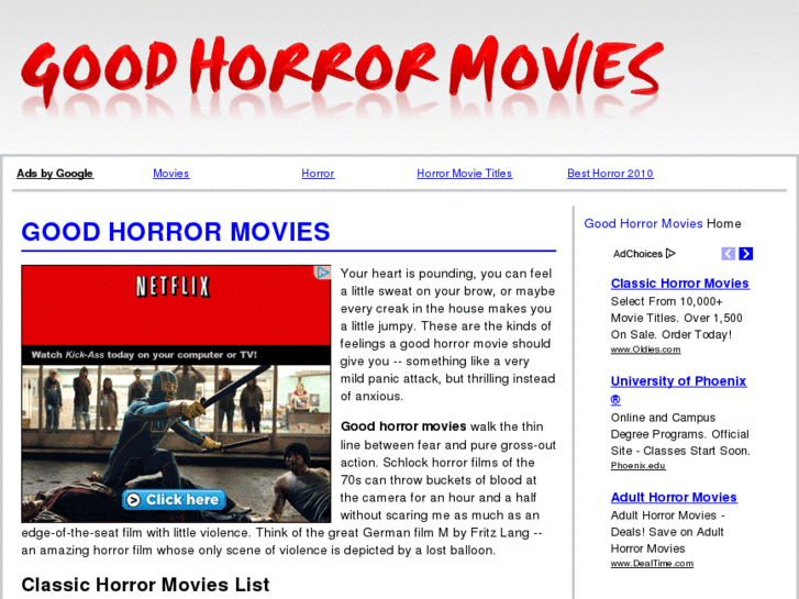 www.goodhorrormovies.org