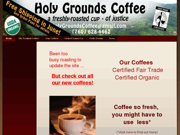 www.holygroundscoffee.net