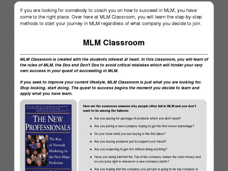 www.mlmclassroom.org