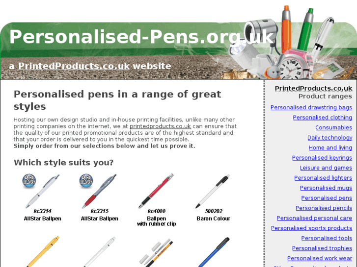 www.personalised-pens.org.uk