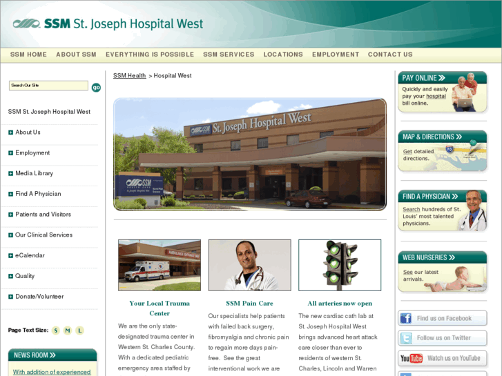 www.ssmstjosephwest.com