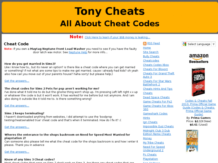 www.tonycheats.com