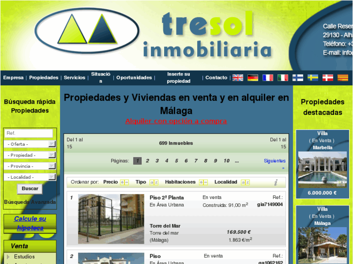 www.tresolinmobiliaria.com