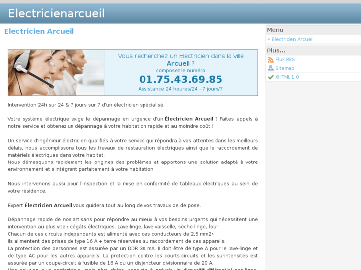 www.electricienarcueil.com