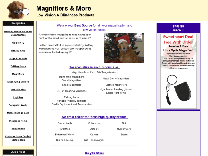 www.magnifiersandmore.net