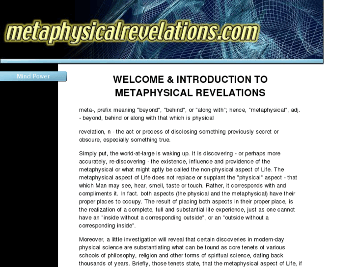 www.metaphysicalrevelations.com
