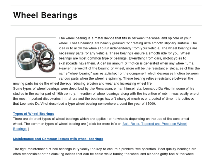 www.wheelbearing.org